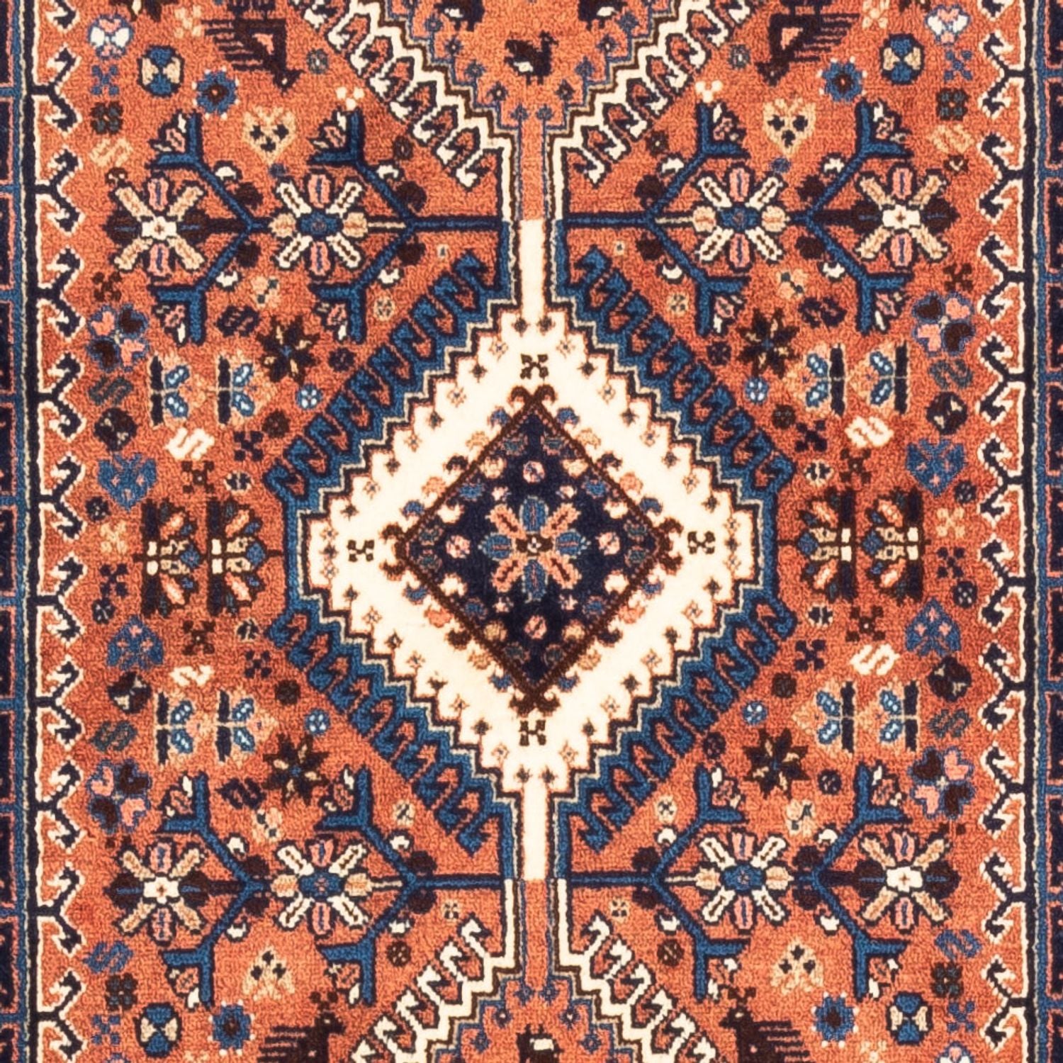 Løber Persisk tæppe - Nomadisk - 200 x 80 cm - rød