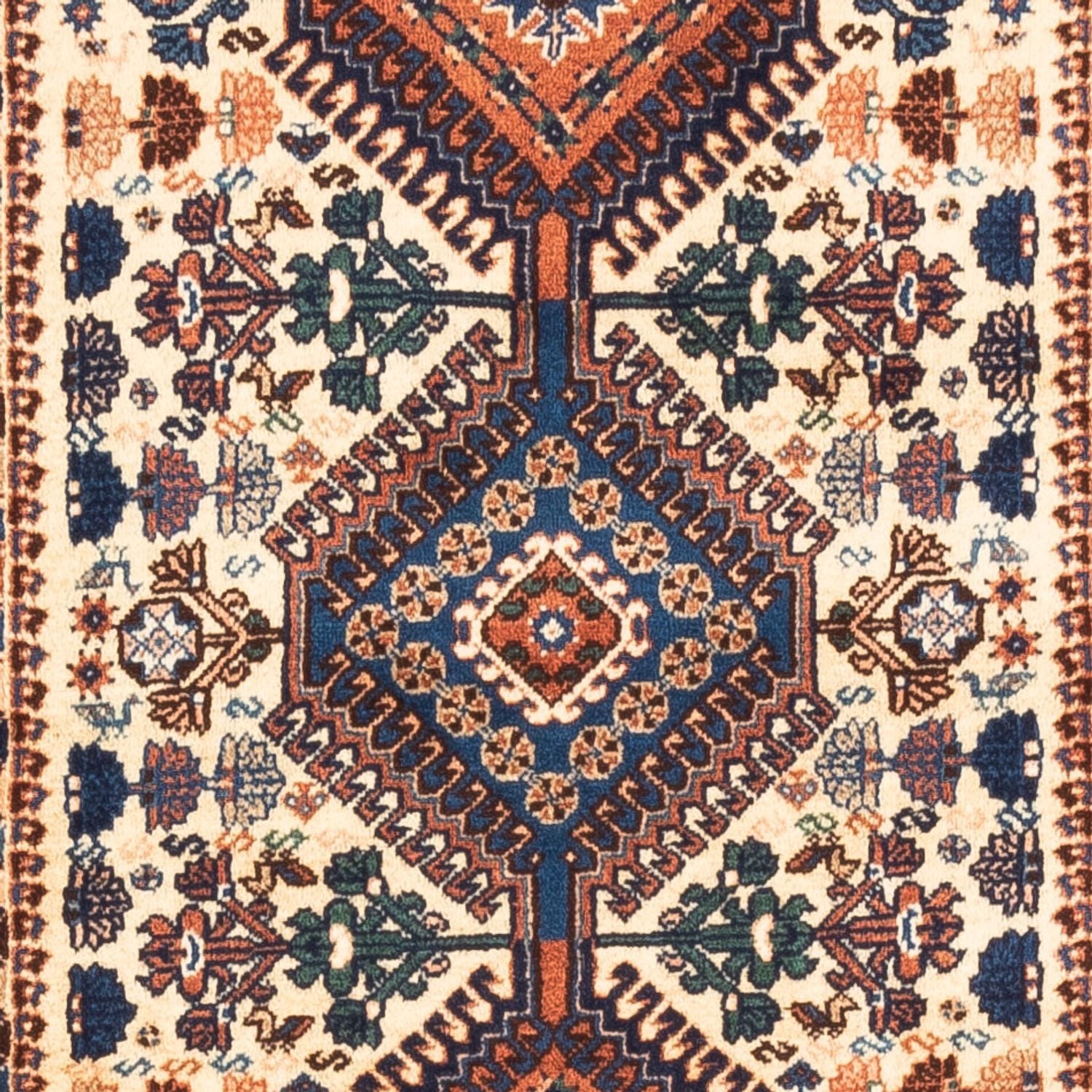 Løber Persisk tæppe - Nomadisk - 195 x 83 cm - creme