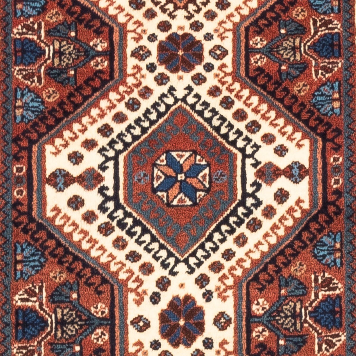 Løber Persisk tæppe - Nomadisk - 190 x 85 cm - creme