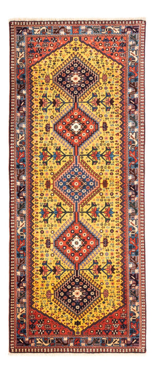 Løber Persisk tæppe - Nomadisk - 195 x 83 cm - gul