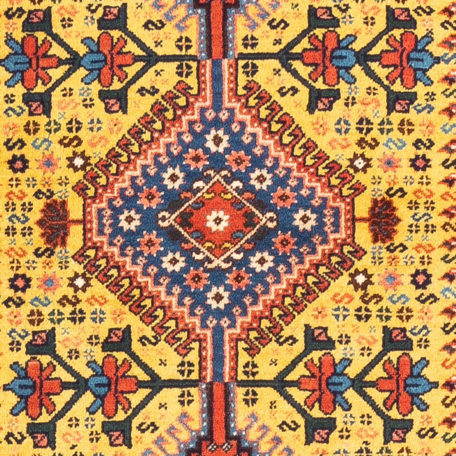 Løber Persisk tæppe - Nomadisk - 195 x 83 cm - gul