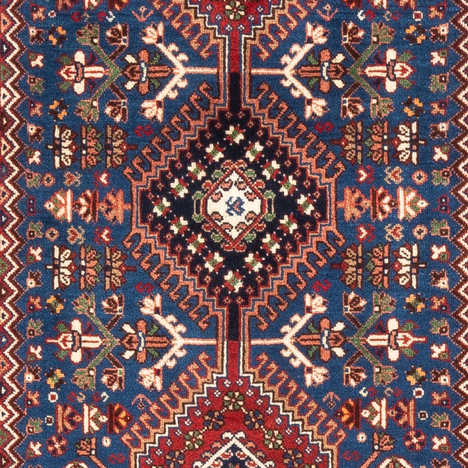 Løber Persisk tæppe - Nomadisk - 196 x 80 cm - blå
