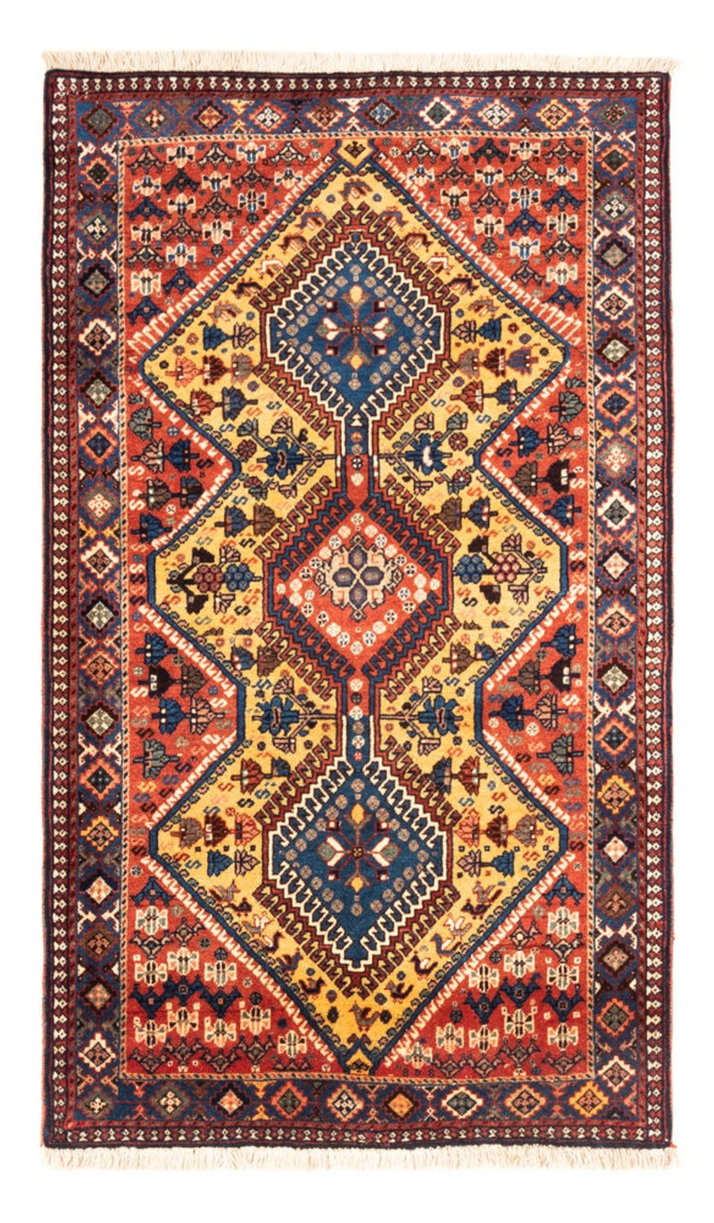 Persisk tæppe - Nomadisk - 148 x 85 cm - gul