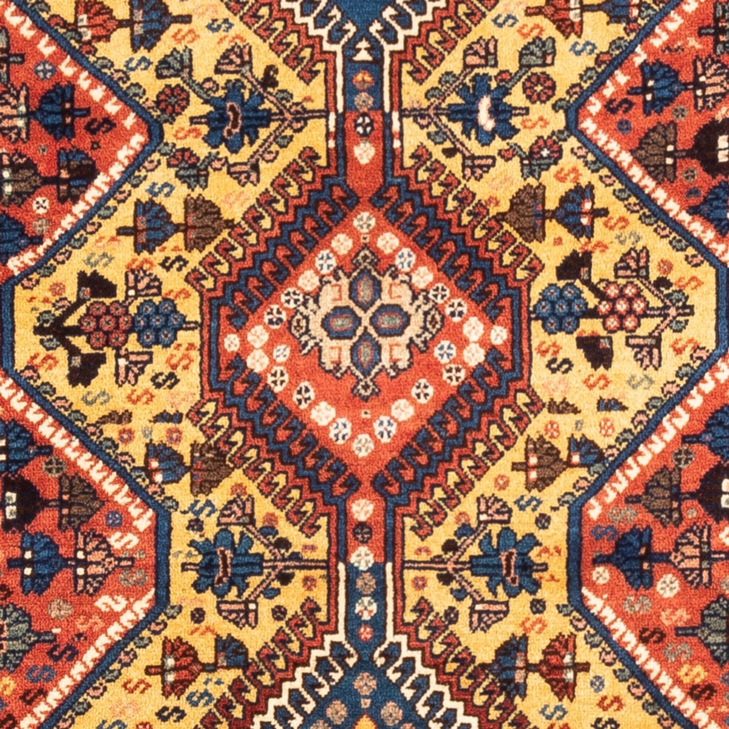 Persisk tæppe - Nomadisk - 148 x 85 cm - gul