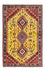 Persisk tæppe - Nomadisk - 128 x 82 cm - gul