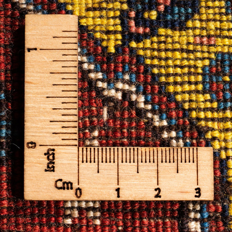 Persisk tæppe - Nomadisk - 128 x 82 cm - gul