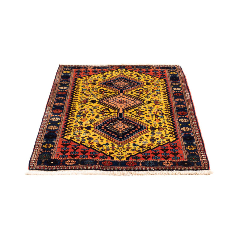 Persisk tæppe - Nomadisk - 132 x 85 cm - gul