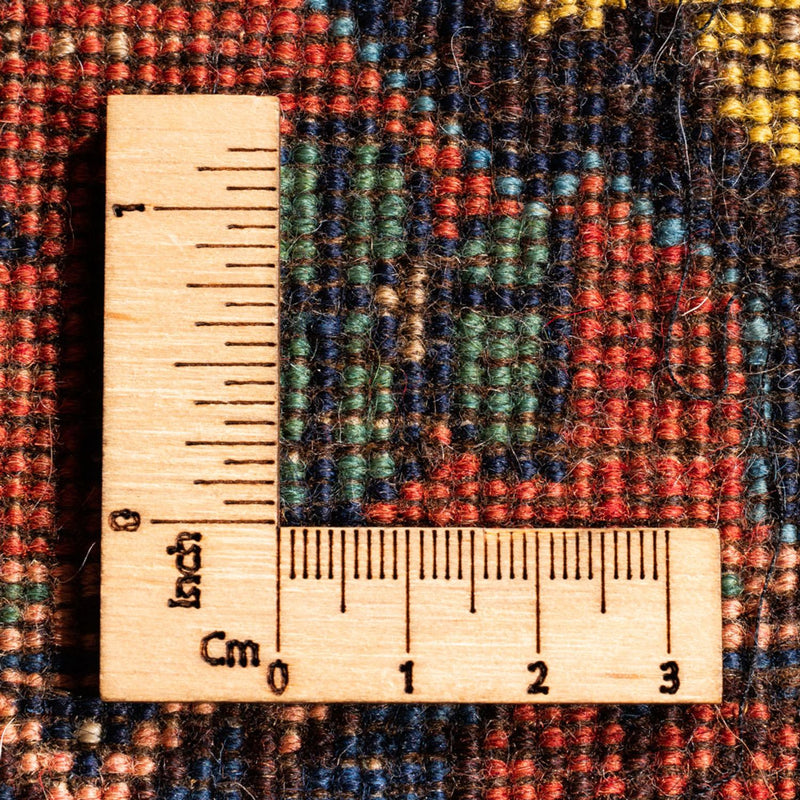 Persisk tæppe - Nomadisk - 132 x 85 cm - gul