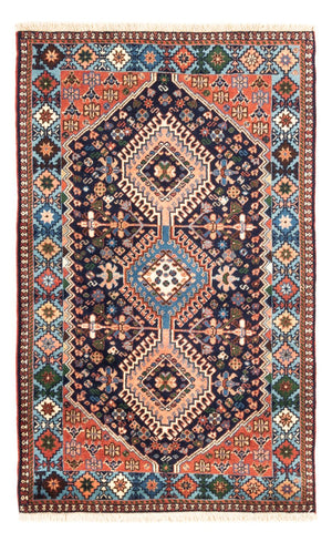 Persisk tæppe - Nomadisk - 130 x 82 cm - mørkeblå