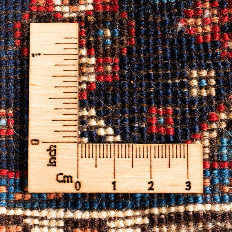 Persisk tæppe - Nomadisk - 124 x 78 cm - mørkeblå