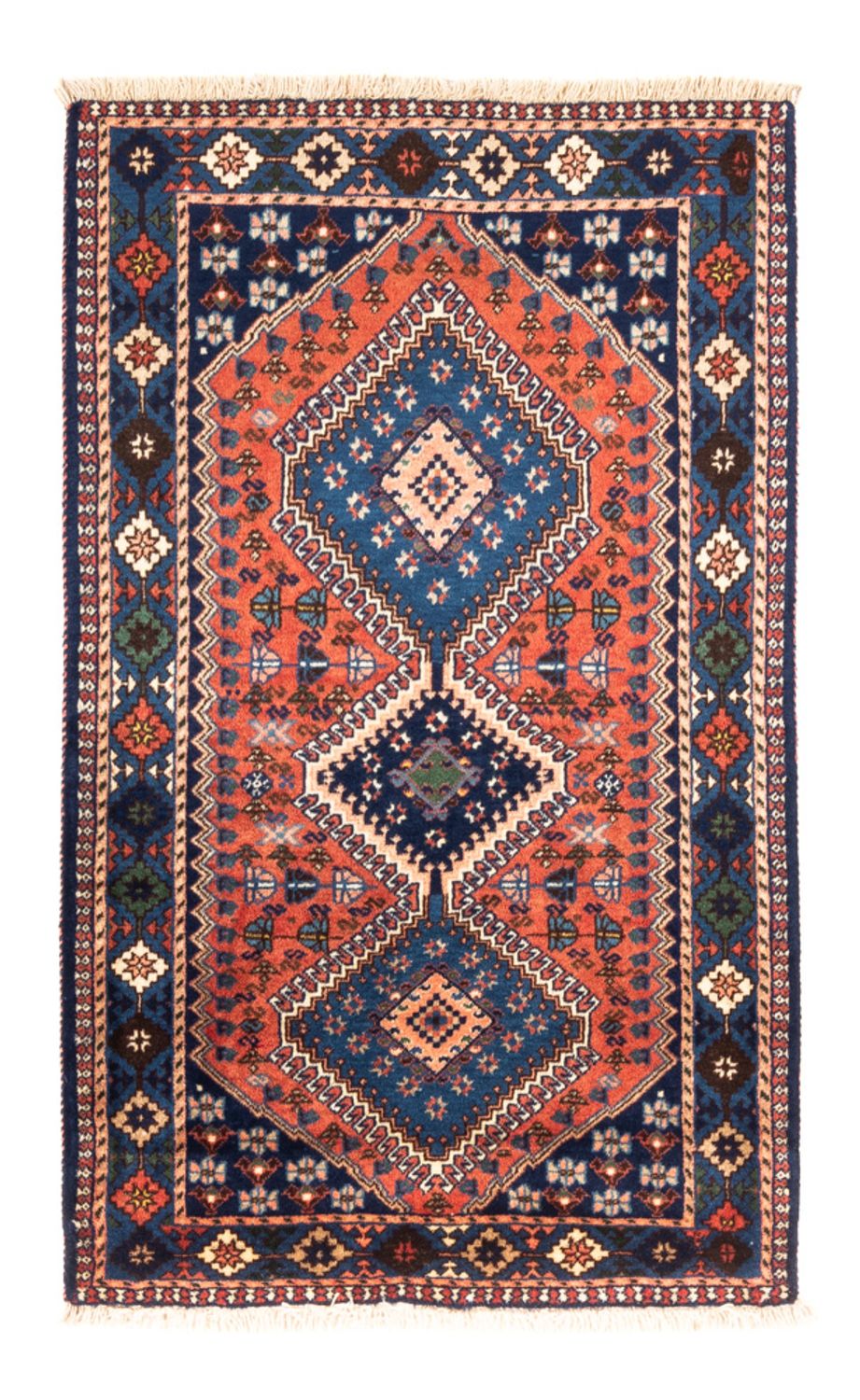 Persisk tæppe - Nomadisk - 135 x 85 cm - rød