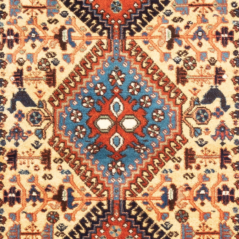 Persisk tæppe - Nomadisk - 130 x 84 cm - creme