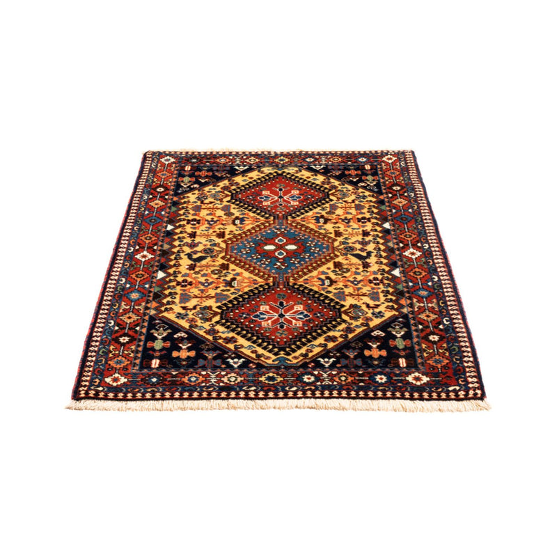 Persisk tæppe - Nomadisk - 130 x 84 cm - creme