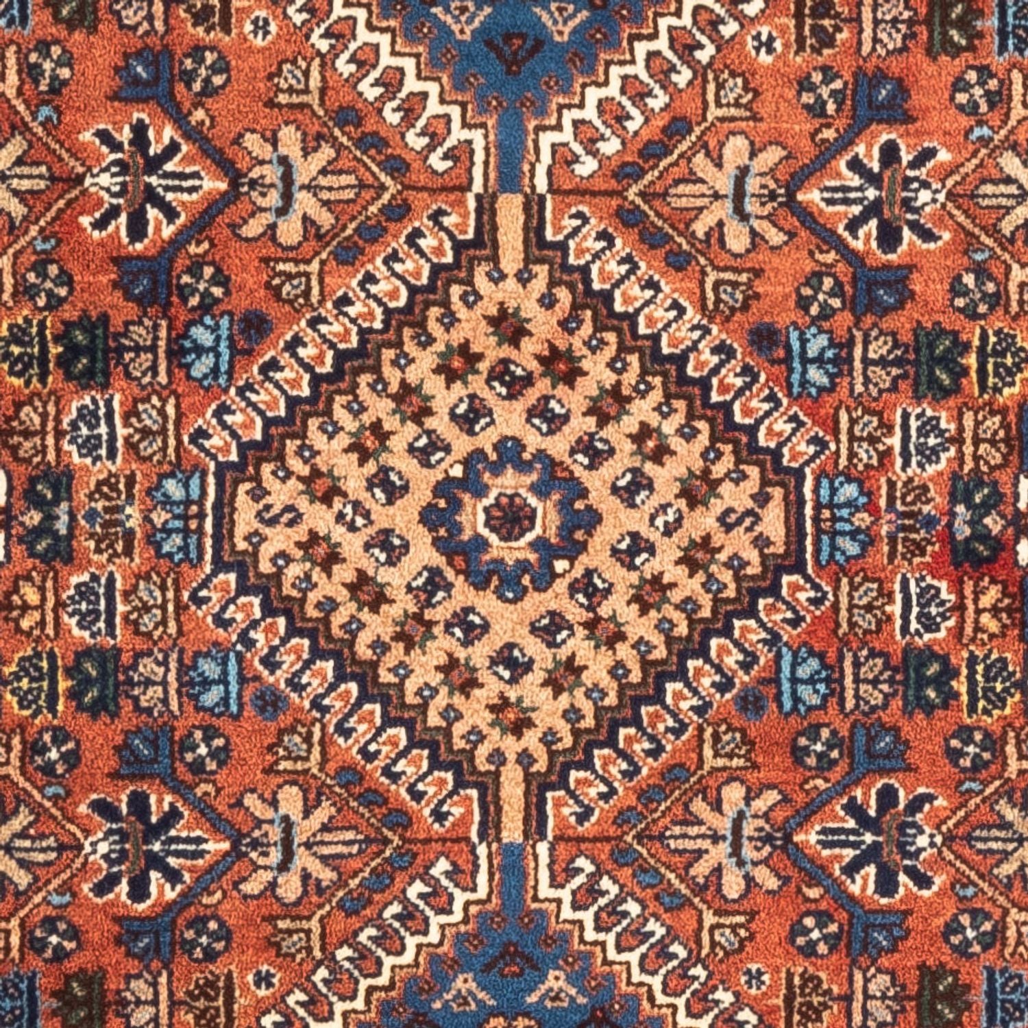 Persisk tæppe - Nomadisk - 125 x 84 cm - rød