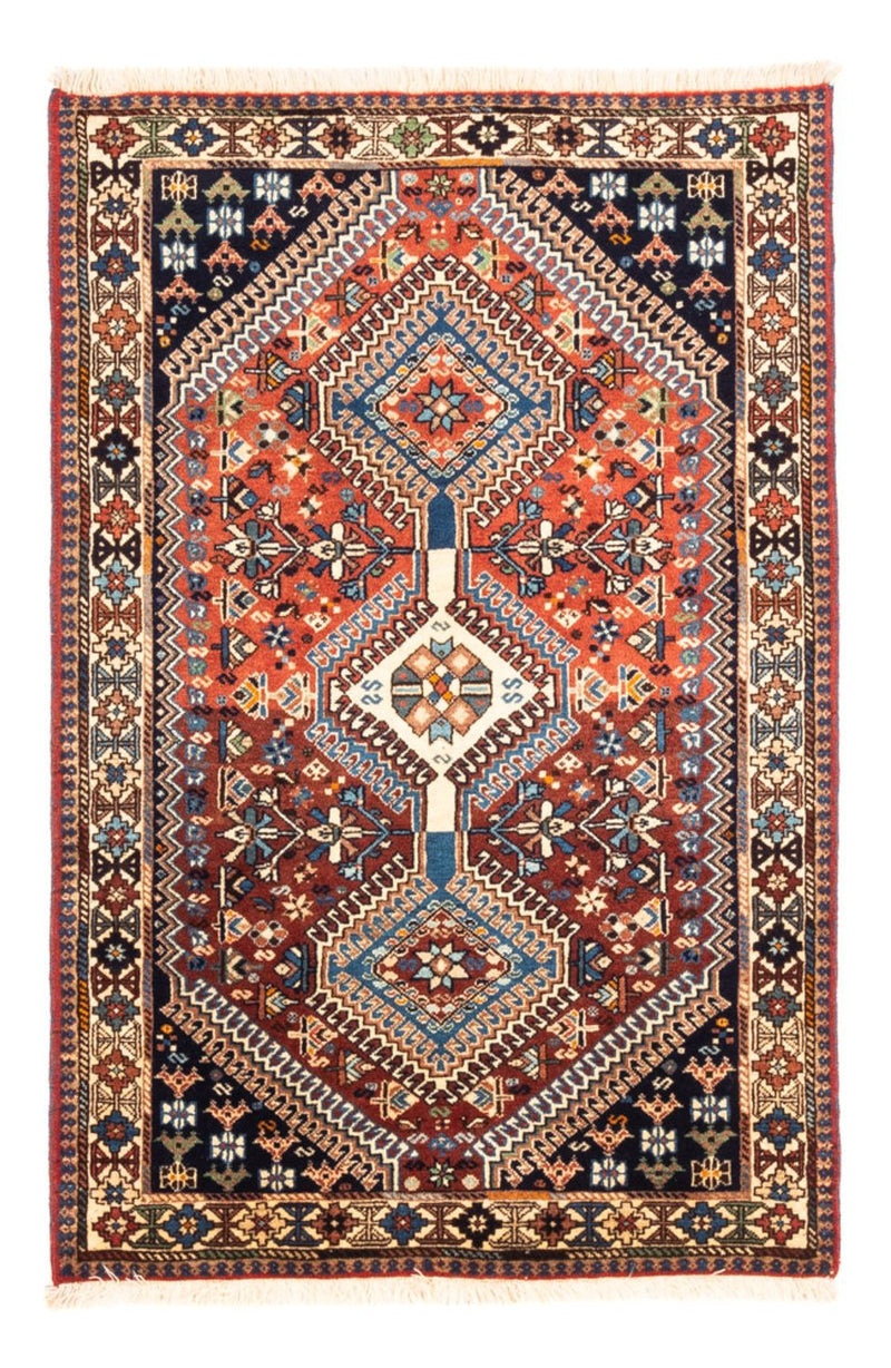 Persisk tæppe - Nomadisk - 130 x 85 cm - rød