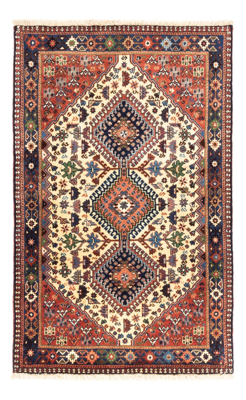 Persisk tæppe - Nomadisk - 130 x 80 cm - creme