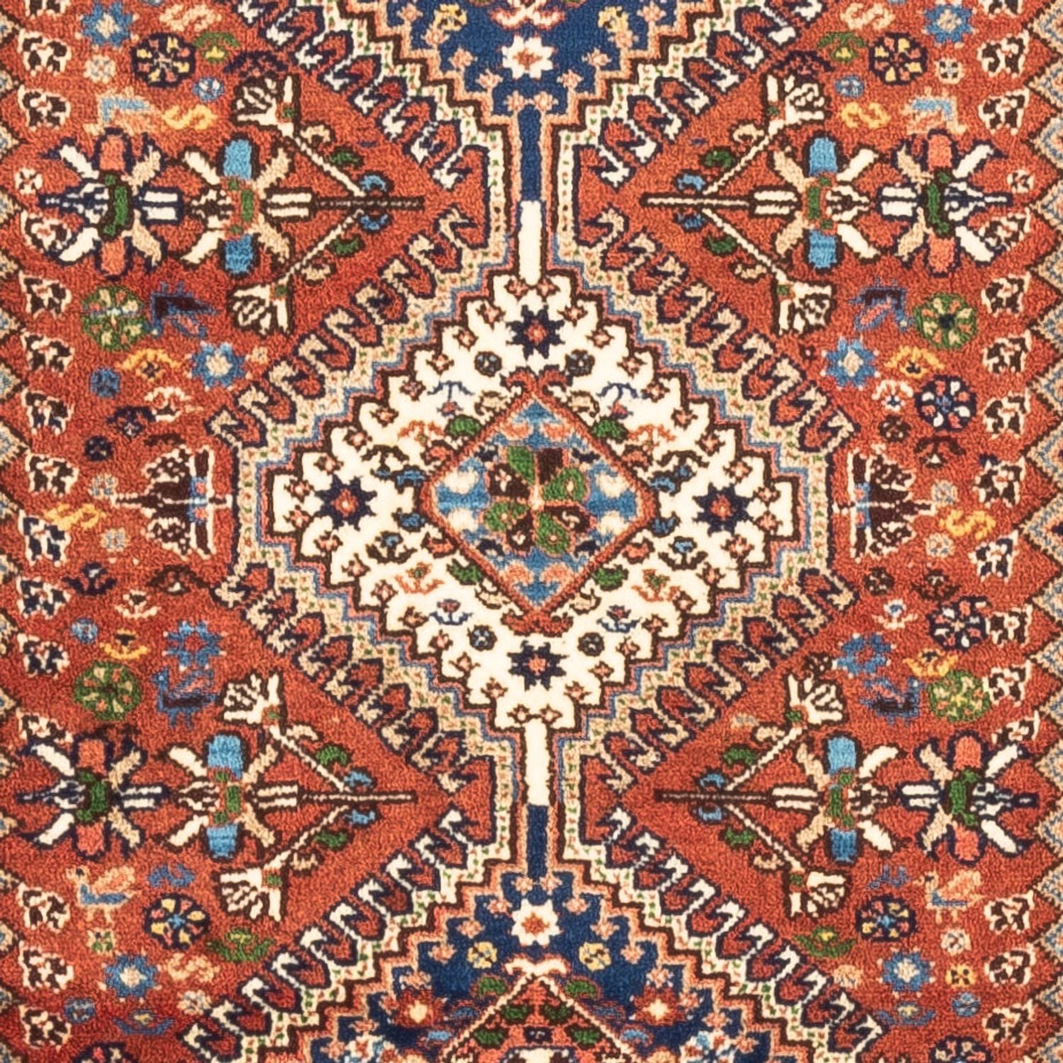 Persisk tæppe - Nomadisk - 130 x 80 cm - rød