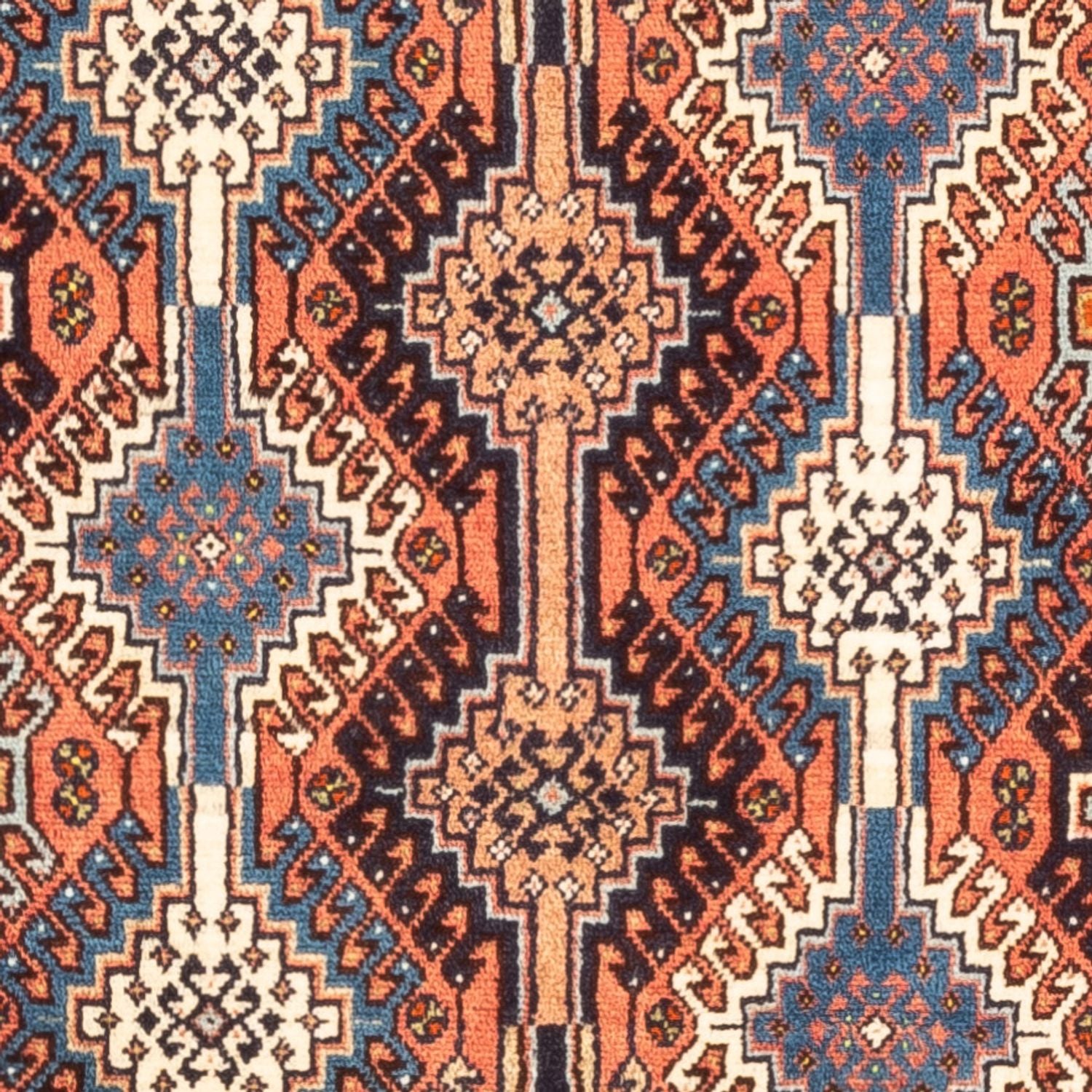 Persisk tæppe - Nomadisk - 125 x 80 cm - rød