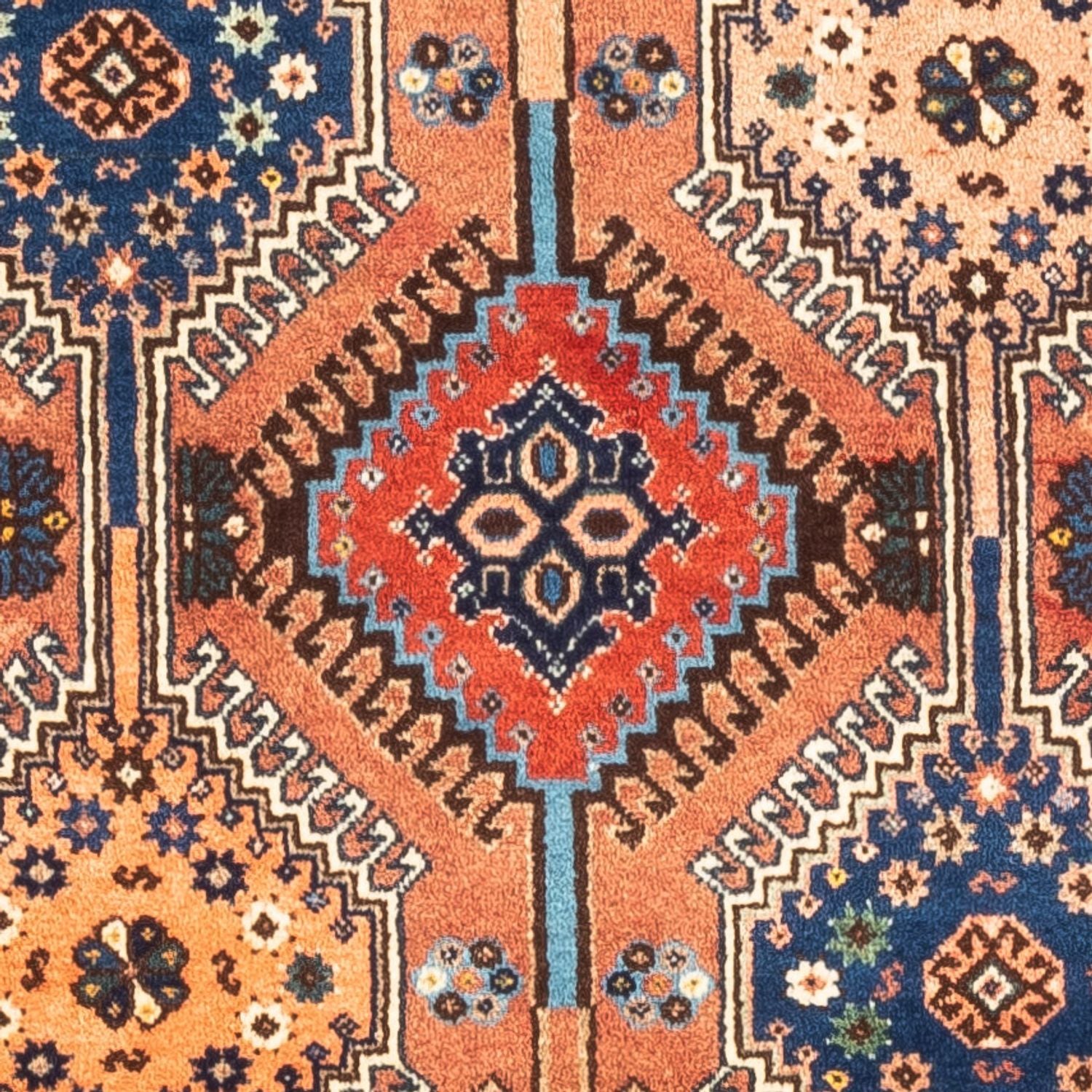 Persisk tæppe - Nomadisk - 130 x 85 cm - rød