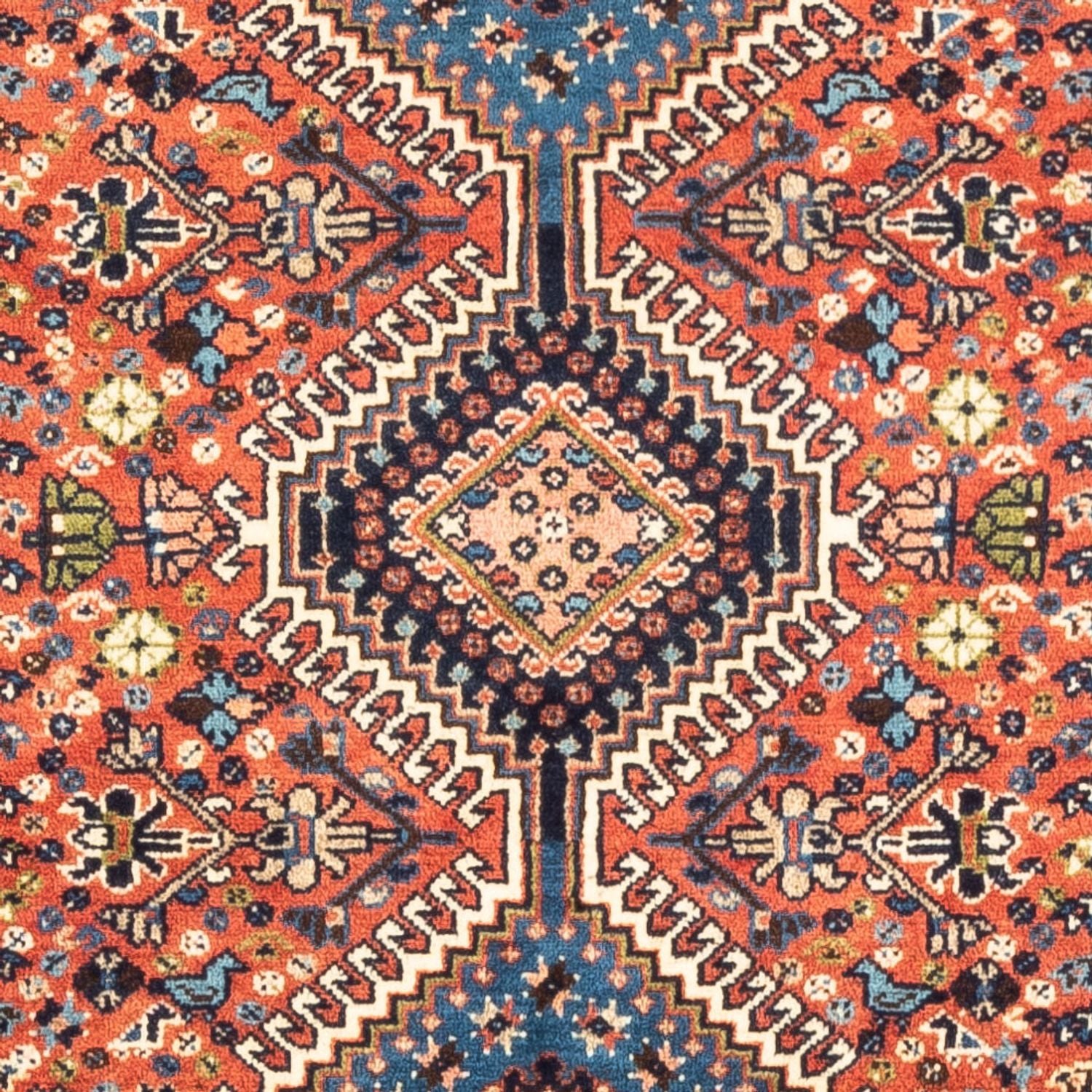 Persisk tæppe - Nomadisk - 123 x 80 cm - rød