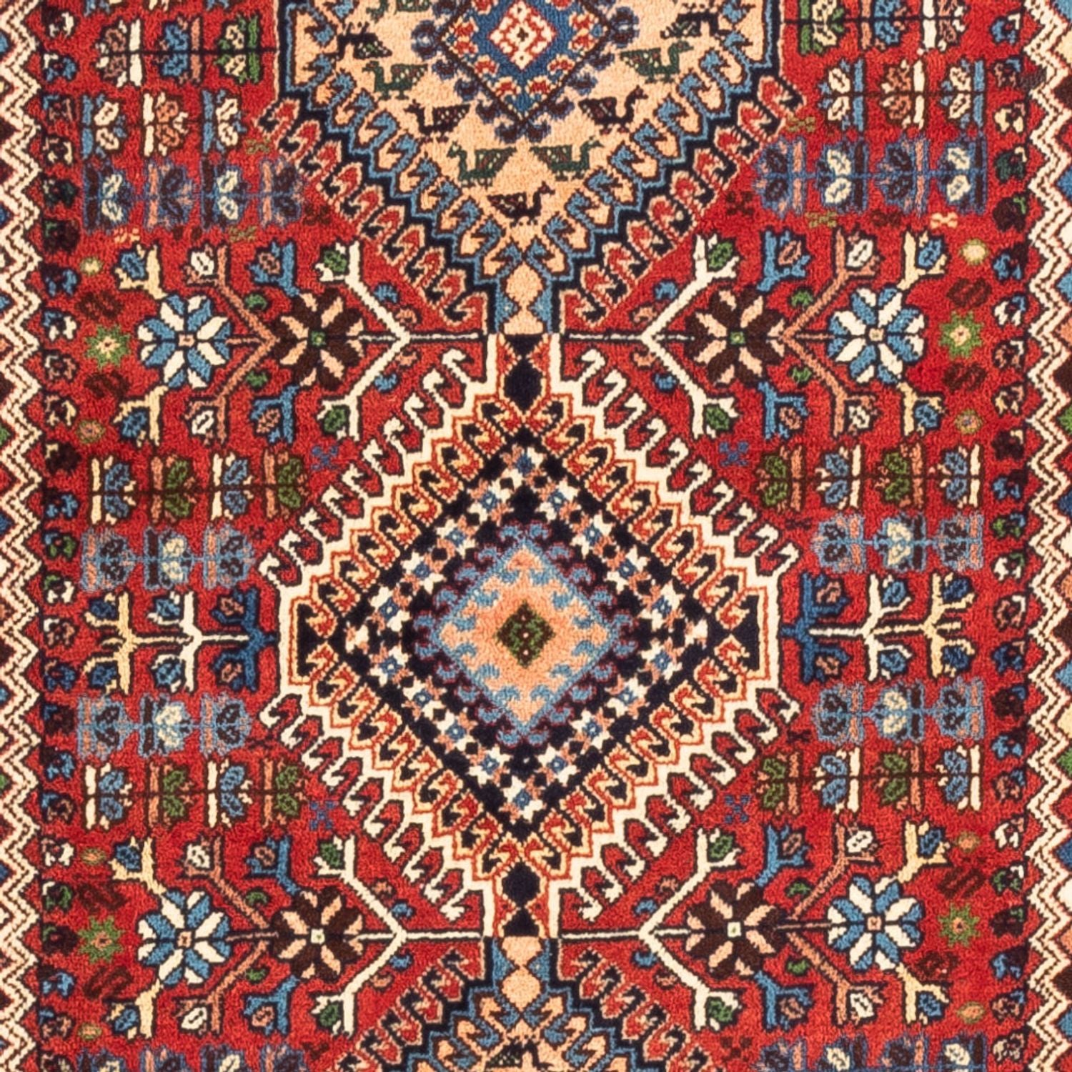 Løber Persisk tæppe - Nomadisk - 196 x 80 cm - rød