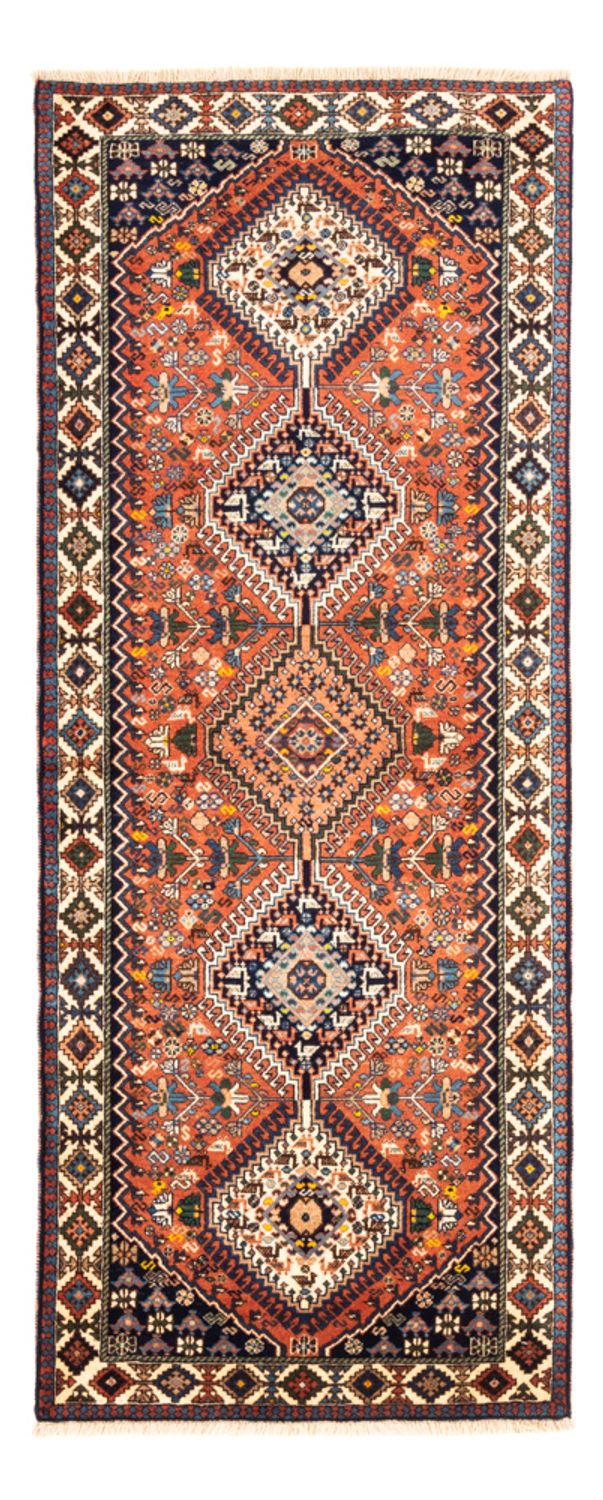 Løber Persisk tæppe - Nomadisk - 202 x 82 cm - rød