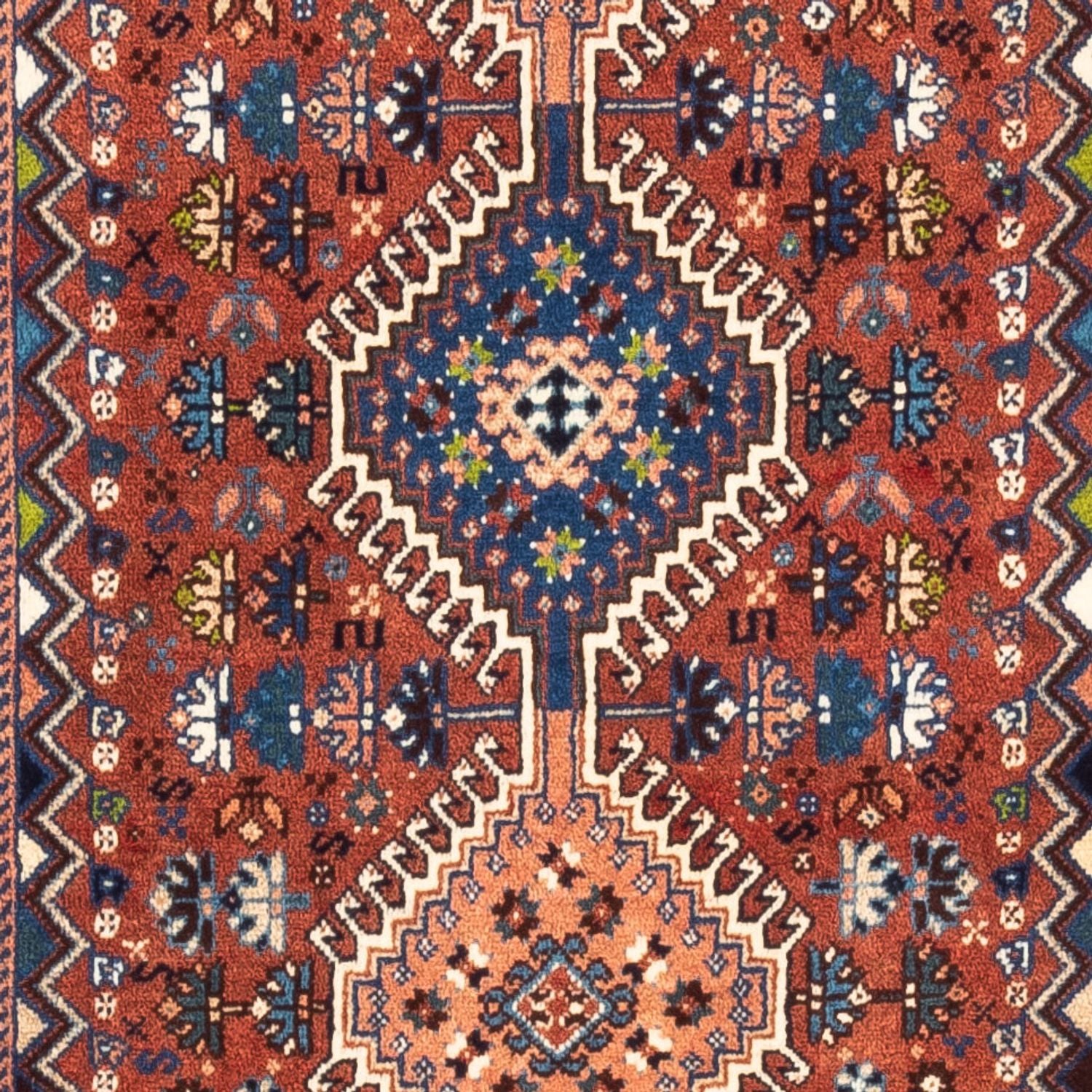 Løber Persisk tæppe - Nomadisk - 195 x 80 cm - rød