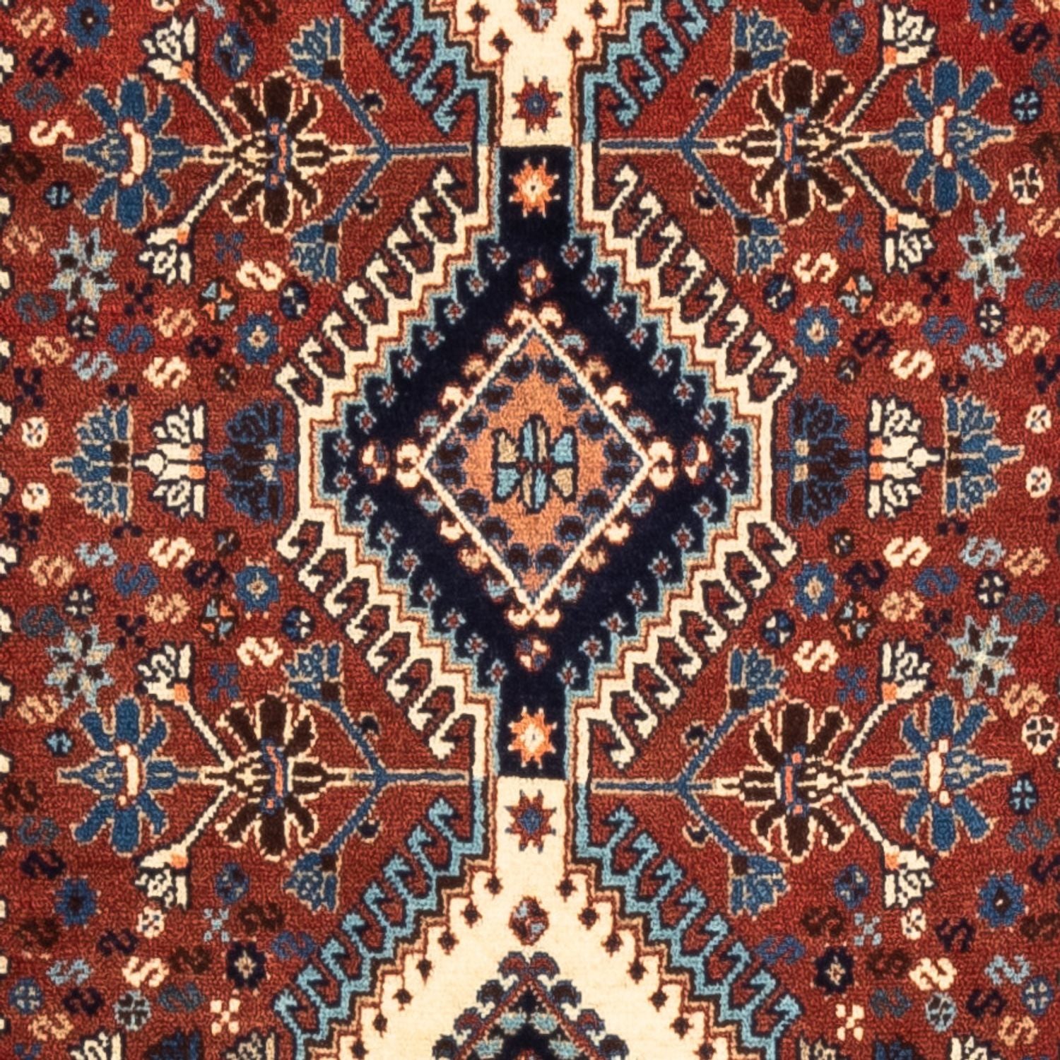 Løber Persisk tæppe - Nomadisk - 200 x 80 cm - rød