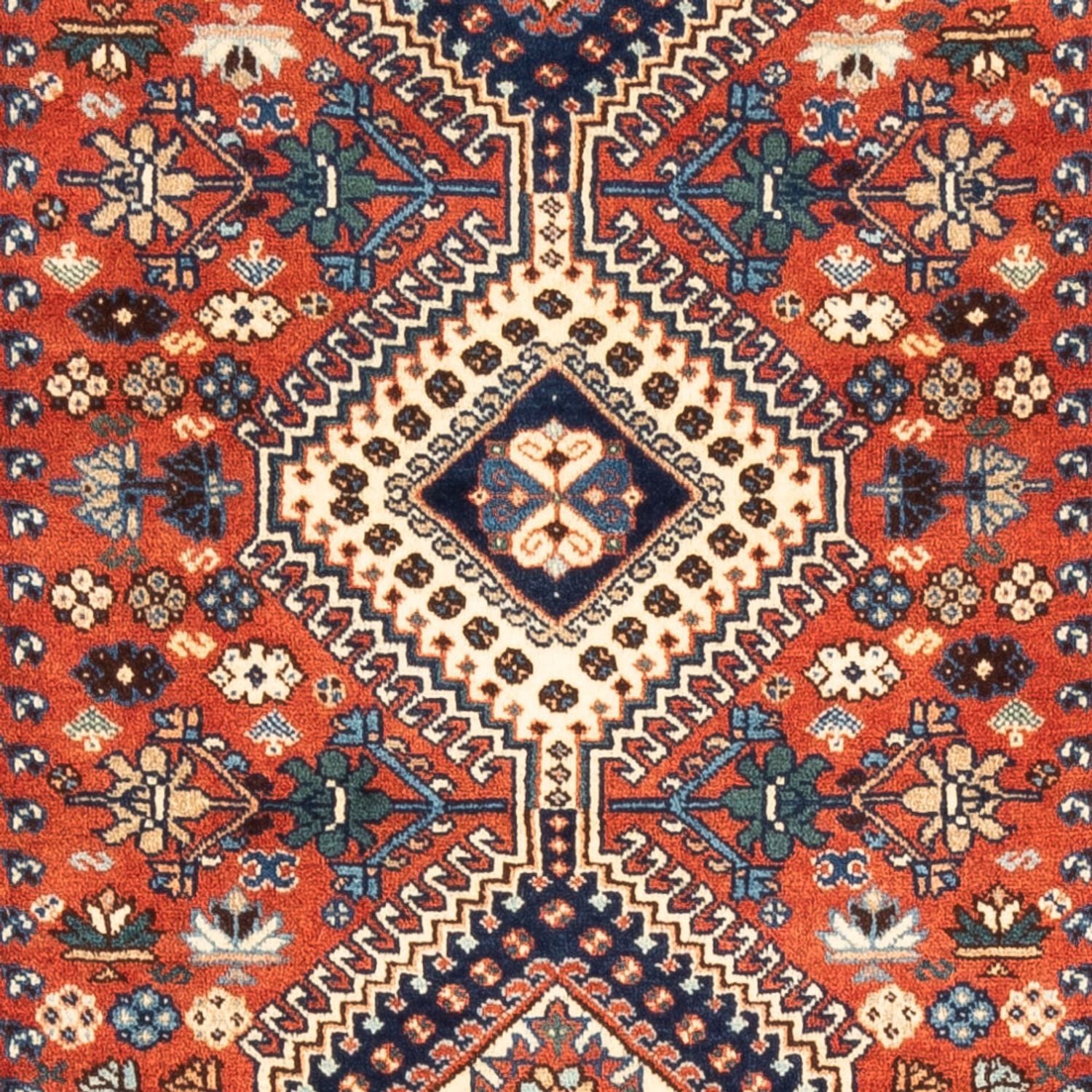 Løber Persisk tæppe - Nomadisk - 198 x 86 cm - rød