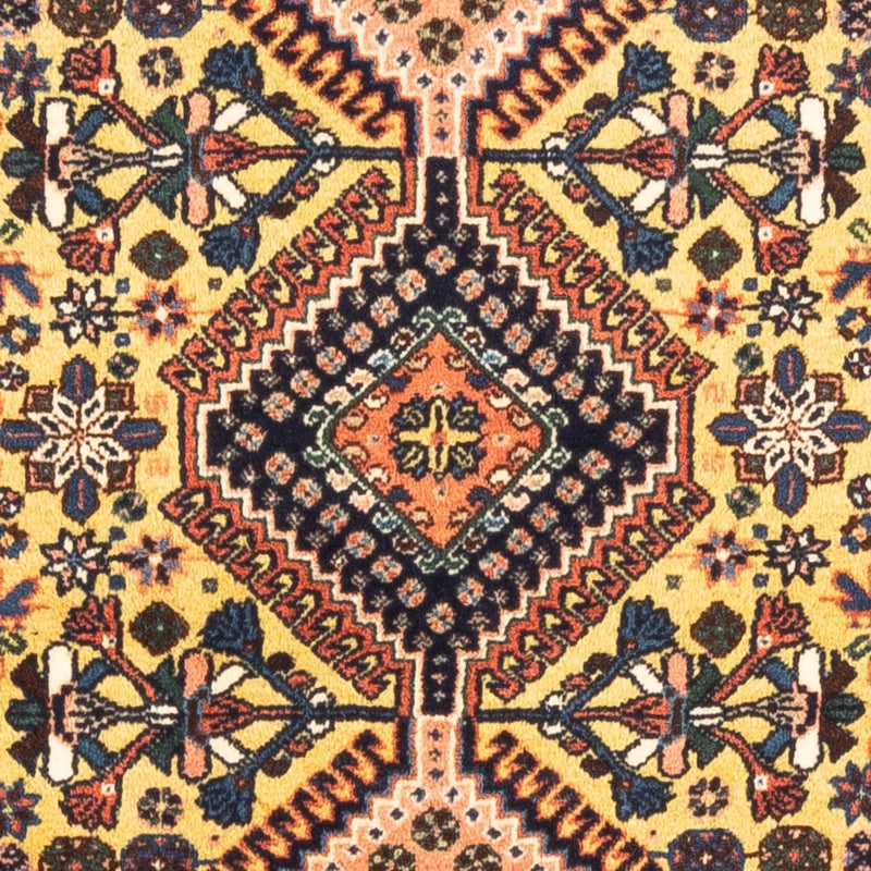 Persisk tæppe - Nomadisk - 123 x 83 cm - gul