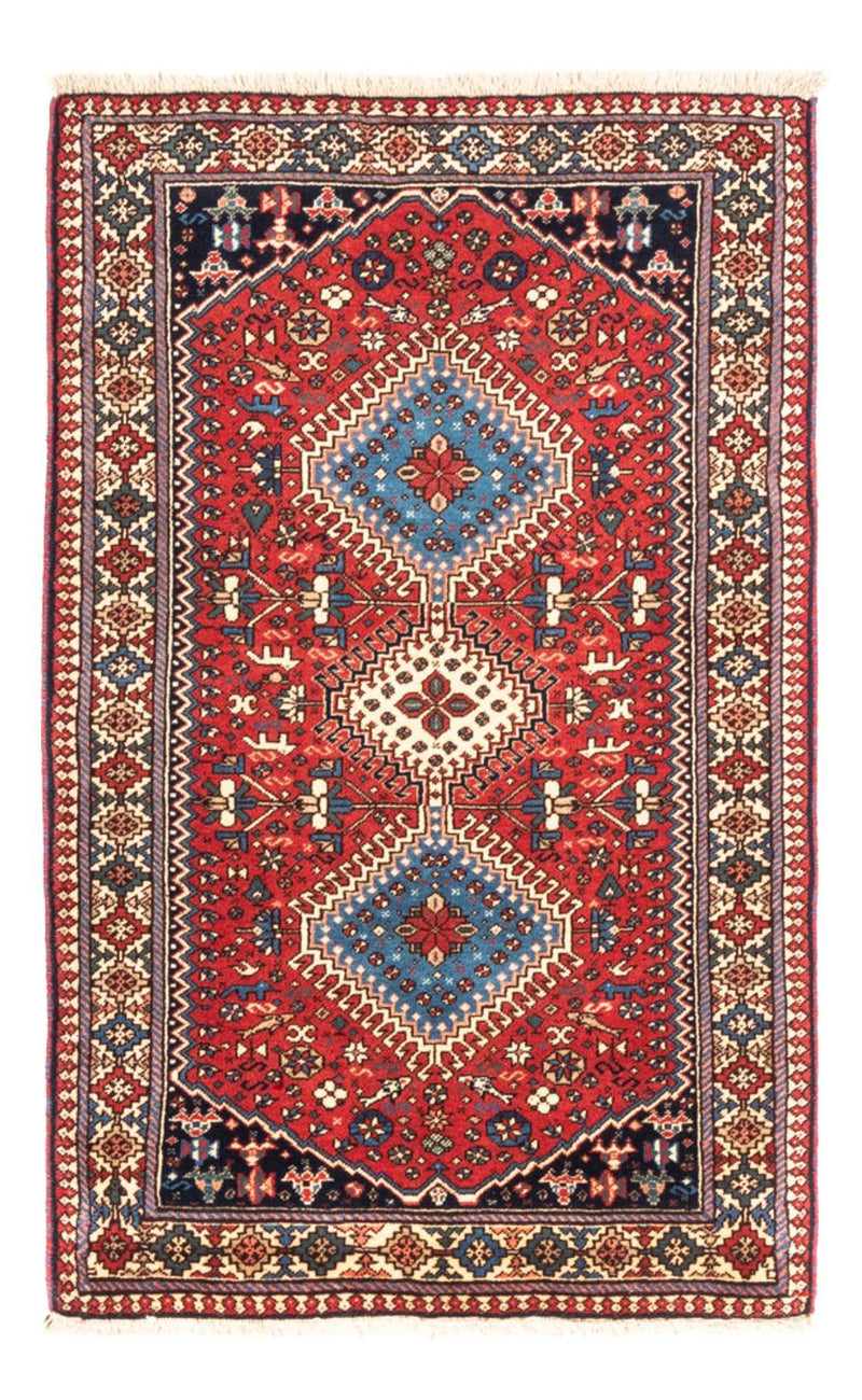 Persisk tæppe - Nomadisk - 132 x 83 cm - rød