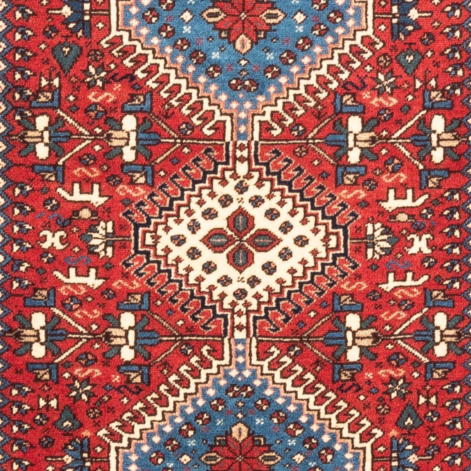 Persisk tæppe - Nomadisk - 132 x 83 cm - rød
