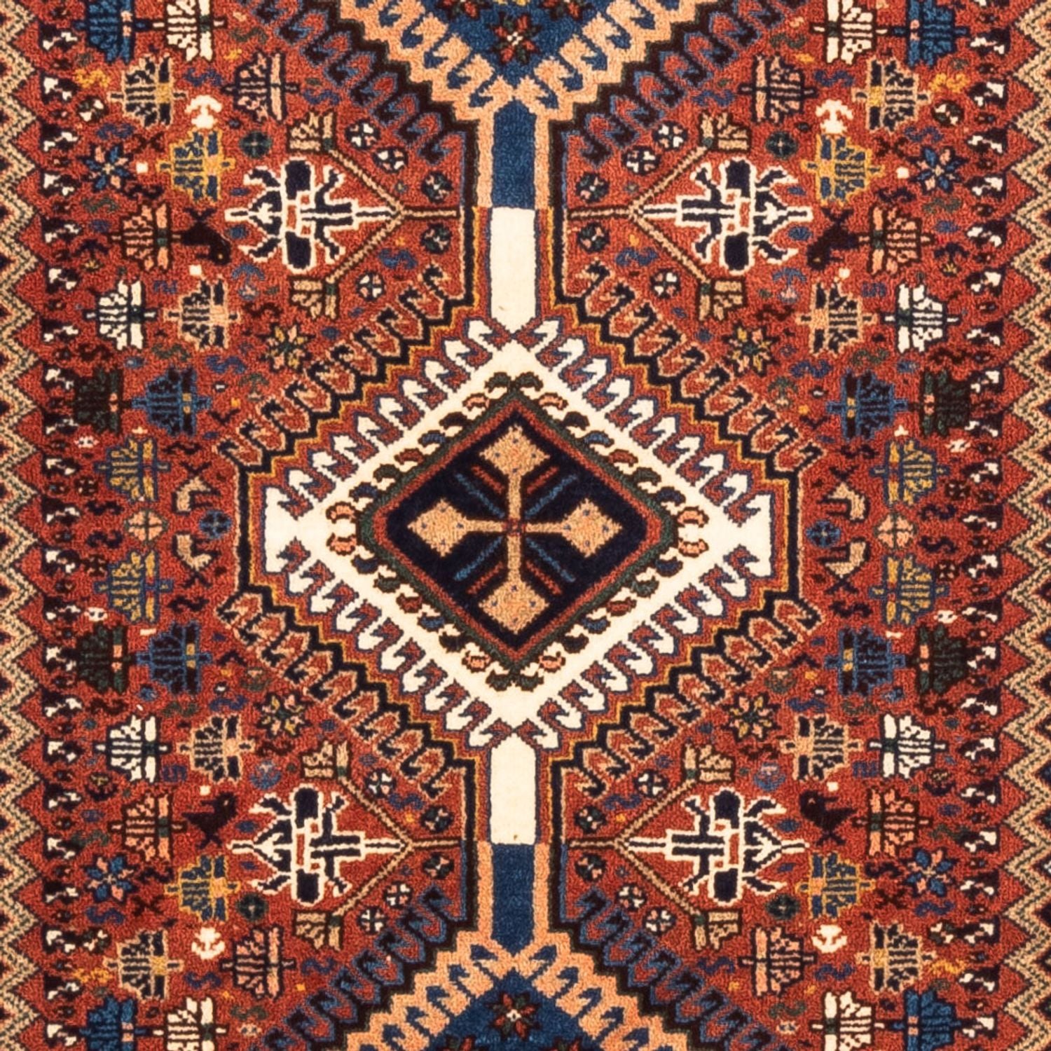 Persisk tæppe - Nomadisk - 137 x 80 cm - rød