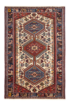 Persisk tæppe - Nomadisk - 122 x 83 cm - creme