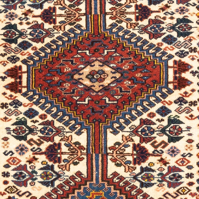 Persisk tæppe - Nomadisk - 122 x 83 cm - creme
