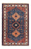 Persisk tæppe - Nomadisk - 127 x 83 cm - blå