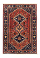 Persisk tæppe - Nomadisk - 122 x 84 cm - rød