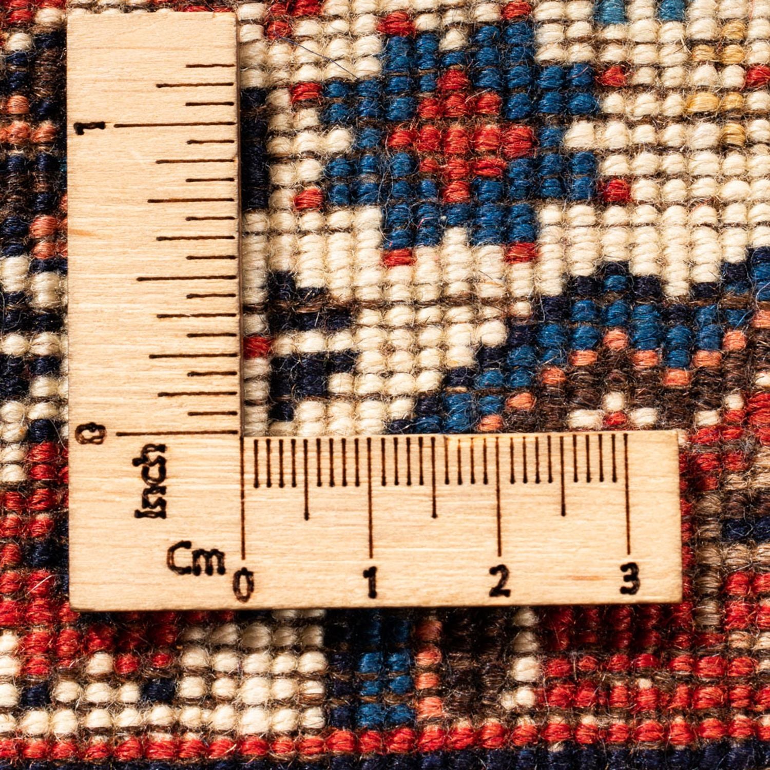 Persisk tæppe - Nomadisk - 128 x 85 cm - creme