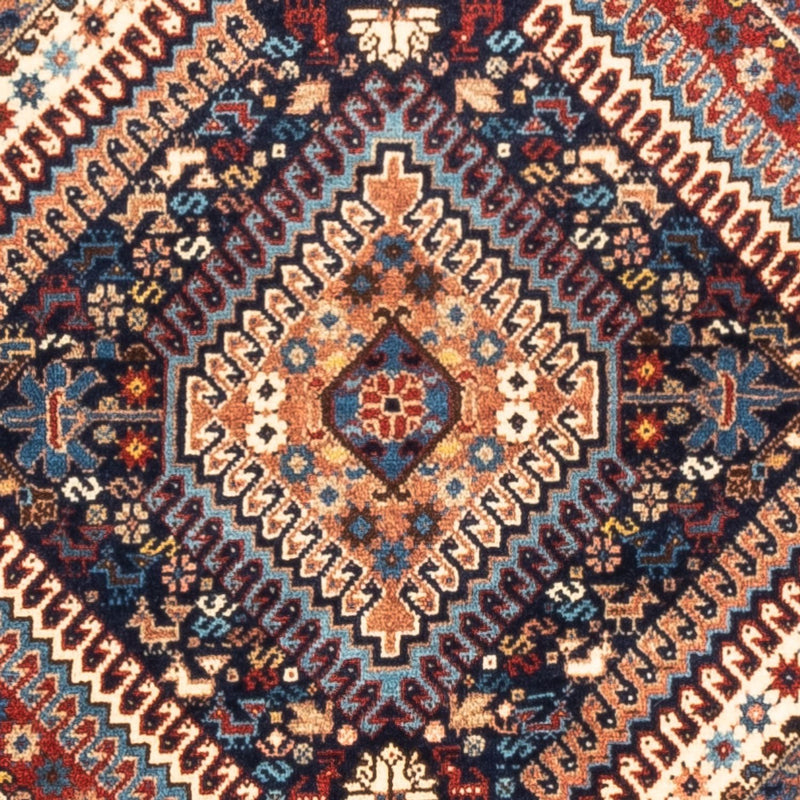 Persisk tæppe - Nomadisk - 128 x 85 cm - mørkeblå