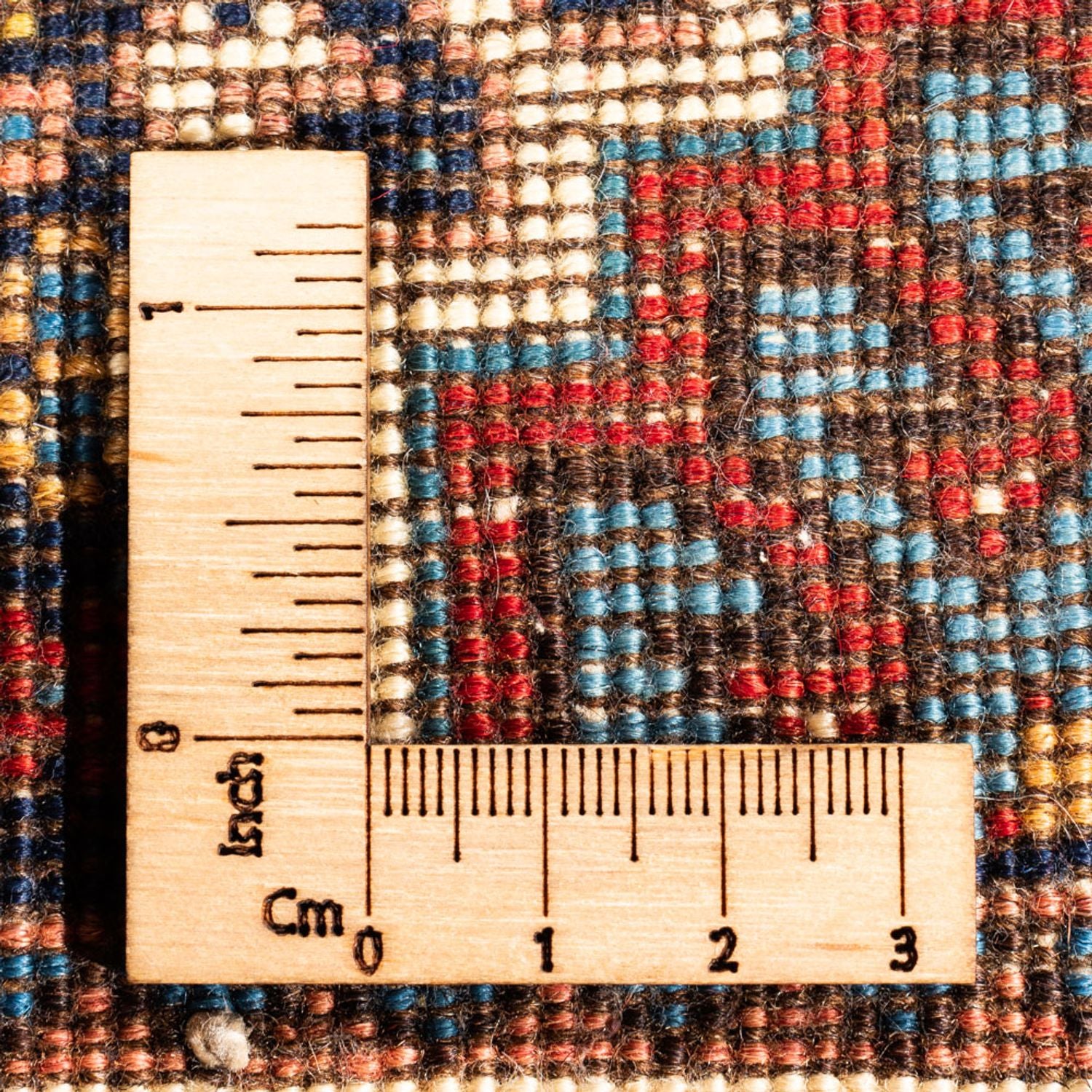 Persisk tæppe - Nomadisk - 128 x 85 cm - mørkeblå