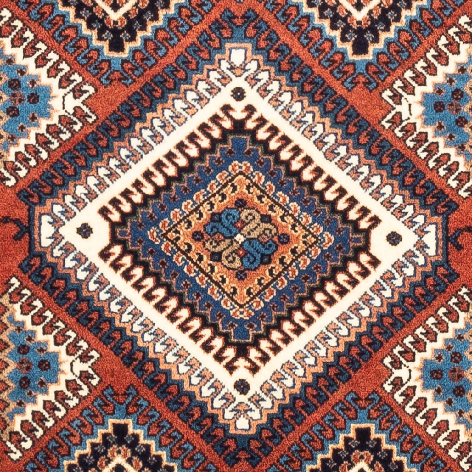 Persisk tæppe - Nomadisk - 126 x 80 cm - rød