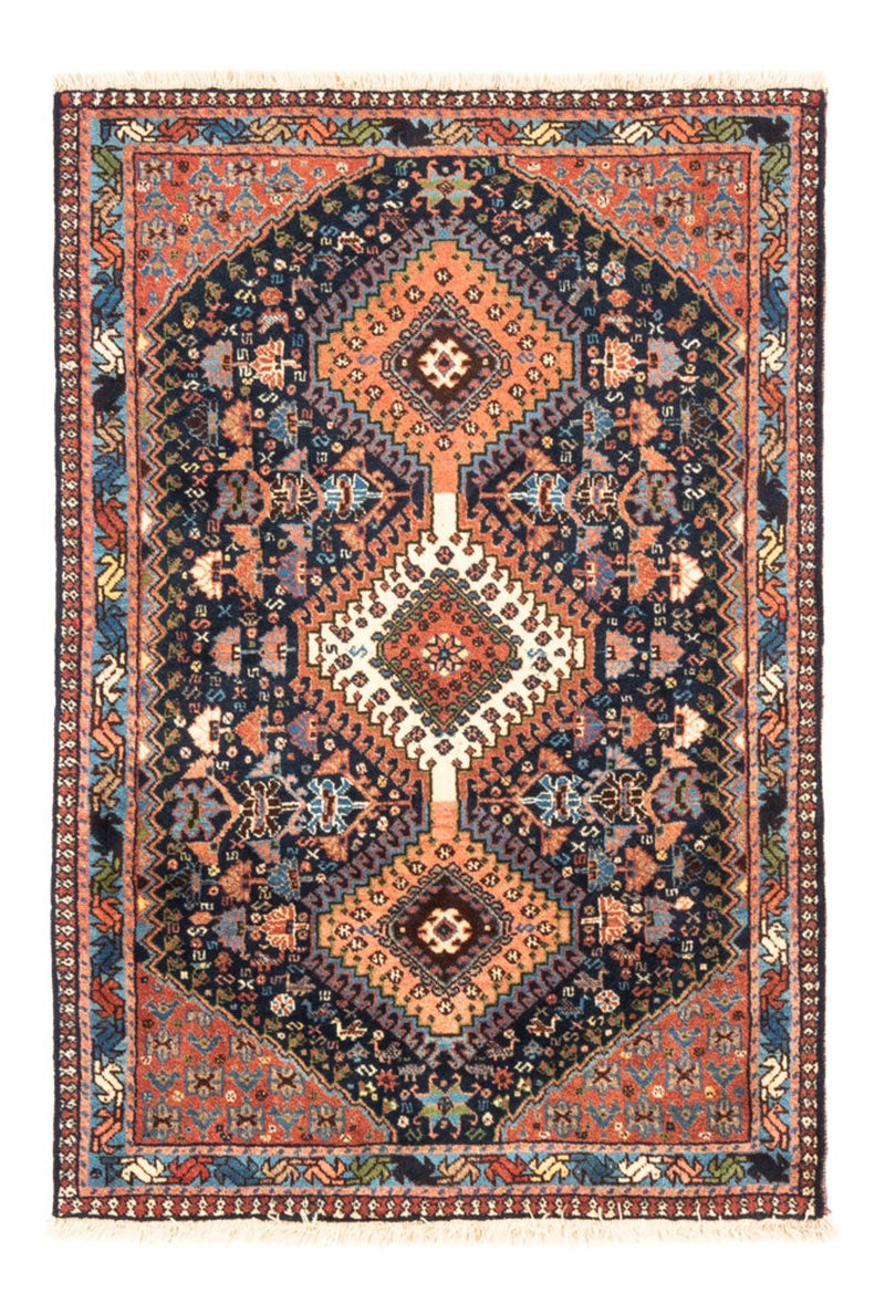 Persisk tæppe - Nomadisk - 120 x 81 cm - mørkeblå