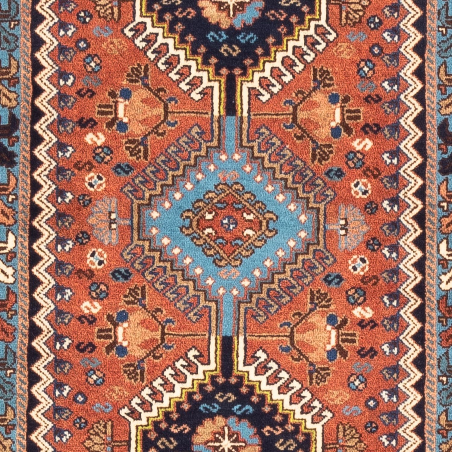 Løber Persisk tæppe - Nomadisk - 200 x 62 cm - rød
