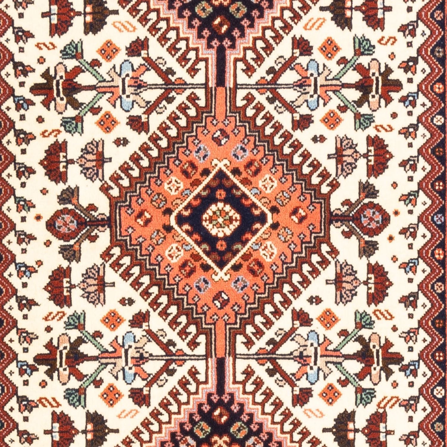 Løber Persisk tæppe - Nomadisk - 215 x 83 cm - creme
