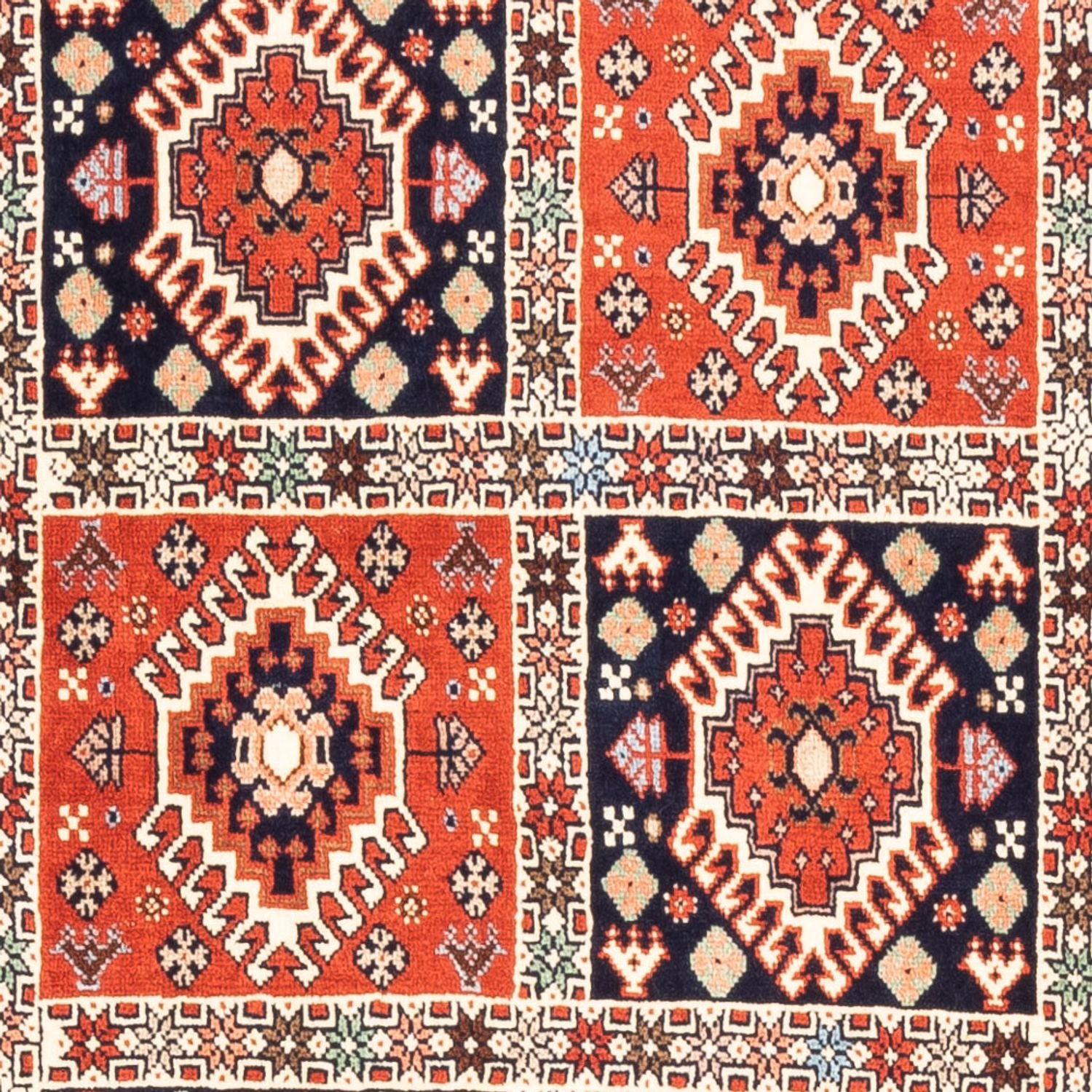 Løber Persisk tæppe - Nomadisk - 205 x 83 cm - flerfarvet