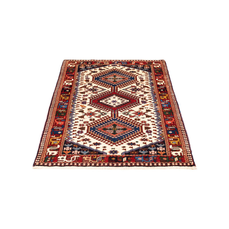 Persisk tæppe - Nomadisk - 135 x 80 cm - creme