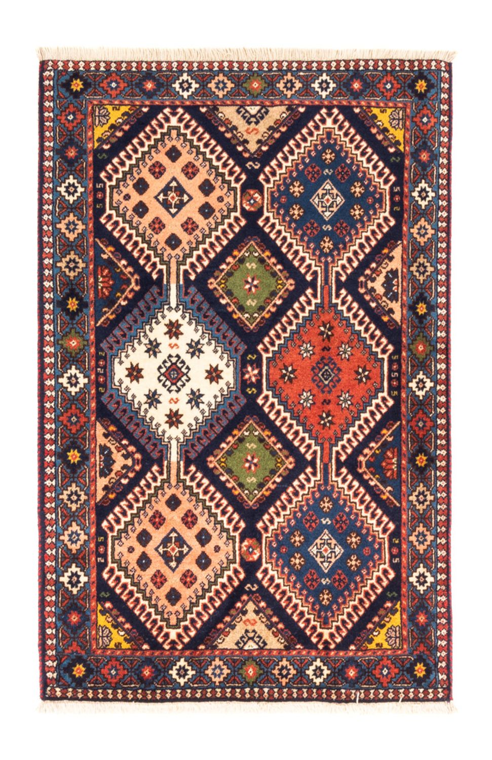 Persisk tæppe - Nomadisk - 125 x 83 cm - flerfarvet