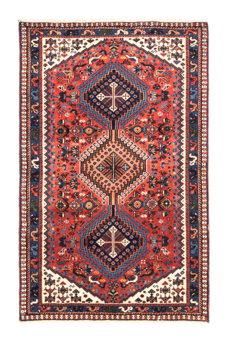 Persisk tæppe - Nomadisk - 124 x 80 cm - rød