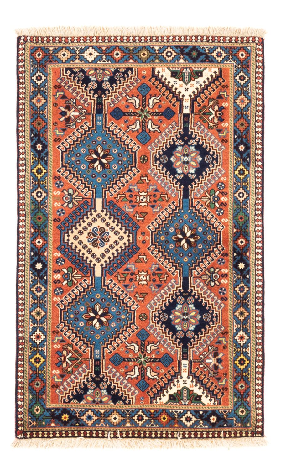 Persisk tæppe - Nomadisk - 127 x 80 cm - rød