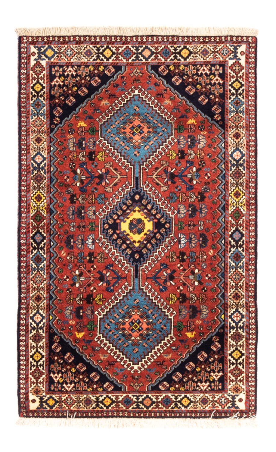 Persisk tæppe - Nomadisk - 130 x 80 cm - rød